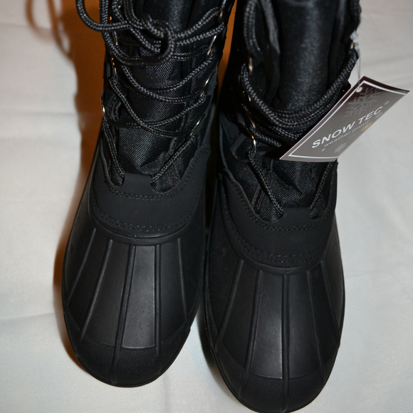 snow tec men's waterproof snow boots